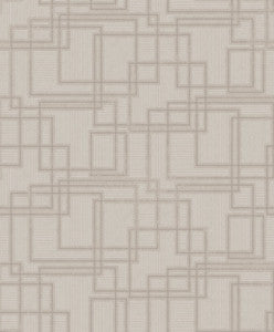 Bauhaus Cityscape Laurent Grey by Seabrook Wallpaper