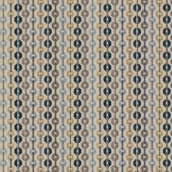 Kumasi 1 Royal by Stout Fabric Stout Fabric Kumasi 1 RoyalFabric RAINBOW LIBRARY HARBOR/INK 69%POL 31%SVI INDIA </p><p>Repeat: H: 4.500, V: 1.750 54 in - Fabric Carolina -