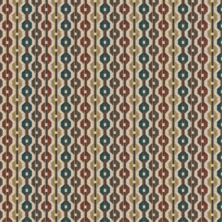 Kumasi 2 Terracotta by Stout Fabric Stout Fabric Kumasi 2 TerracottaFabric RAINBOW LIBRARY TEAROSE/SPICE 69%POL 31%SVI INDIA </p><p>Repeat: H: 4.500, V: 1.750 54 in - Fabric Carolina -