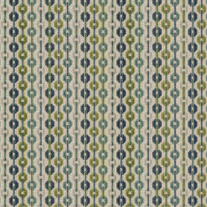 Kumasi 3 Peacock by Stout Fabric