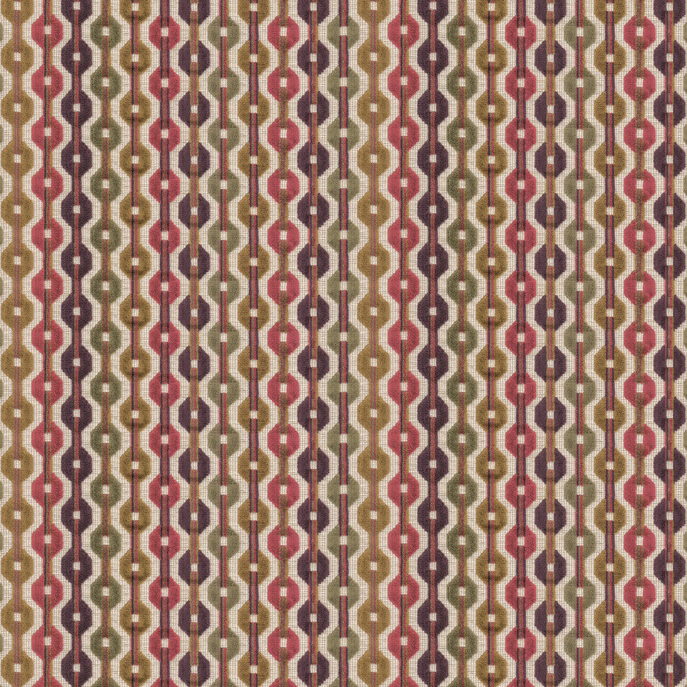 Kumasi 5 Mardigras by Stout Fabric Stout Fabric Kumasi 5 MardigrasFabric RAINBOW LIBRARY TEAROSE/SPICE 69%POL 31%SVI INDIA </p><p>Repeat: H: 4.500, V: 1.750 54 in - Fabric Carolina -