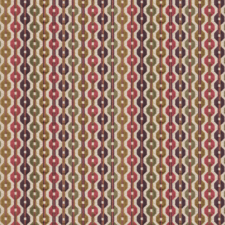 Kumasi 5 Mardigras by Stout Fabric Stout Fabric Kumasi 5 MardigrasFabric RAINBOW LIBRARY TEAROSE/SPICE 69%POL 31%SVI INDIA </p><p>Repeat: H: 4.500, V: 1.750 54 in - Fabric Carolina -