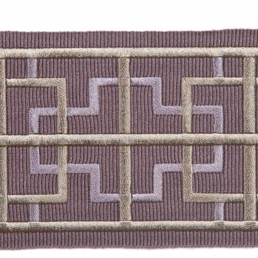 Kiel - Lilac by Europatex Designer Fabric Tapes Galore 100% Polyester China See Sample Horizontal: N/A and Vertical: N/A 3.05 inches  - Swanky Fabrics -