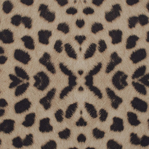 Kingdom Serval Black/Tan by Europatex Fabric