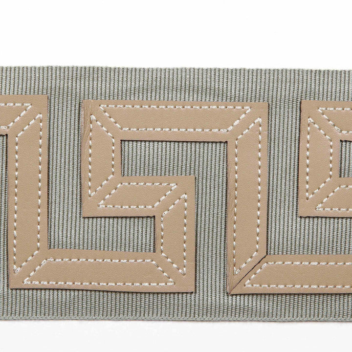 Kos Lemongrass by Europatex Designer Fabric Kos & Paros 55% Faux Leather, 23% Rayon, 21% Fibranne, 1% Polyester 3.00 inches - Swanky Fabrics -