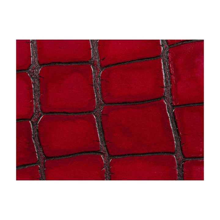 L-Tuscany Ruby by Kravet Couture Fabric - LEATHER - 100% Brazil - Horizontal: - and Vertical: - - - Fabric Carolina -