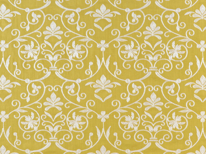 Lacey Acid Green 244 by Covington Fabric 83% VISCOSE/17% LINEN INA 50000 Horizontal: 12.9 and Vertical: 9 55 - Fabric Carolina -
