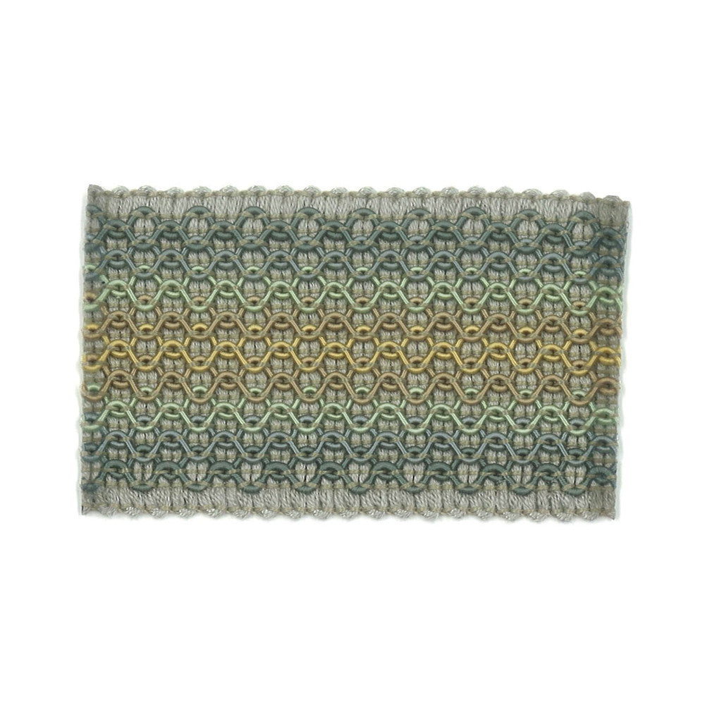 Laminia 3 Bayberry by Stout Trim Stout Trim Laminia 3 BayberryTrim NEW WORLD TRIM VOLUME II 60%SVI 16%POL 15%COT 9%NYL CHINA </p><p>Repeat: H: 0.000, V: 0.000 2.13 in - Fabric Carolina -