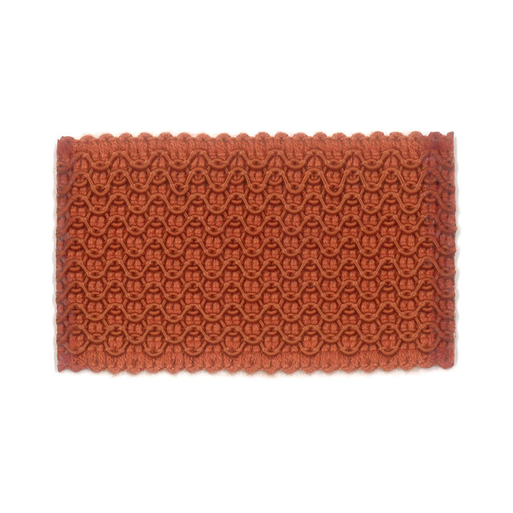 Laminia 5 Tigerlily by Stout Trim New World Trim Volume Ii 60% Spun Viscose 16% Polyester 15% Cotton 9% Nylon CHINA Horizontal: 0 and Vertical: 0 2.13 in - Fabric Carolina -