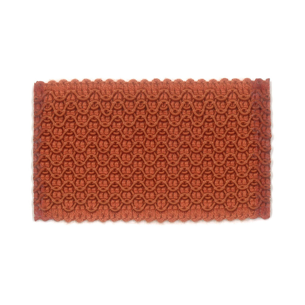 Laminia 5 Tigerlily by Stout Trim Stout Trim Laminia 5 TigerlilyTrim NEW WORLD TRIM VOLUME II 60%SVI 16%POL 15%COT 9%NYL CHINA </p><p>Repeat: H: 0.000, V: 0.000 2.13 in - Fabric Carolina -