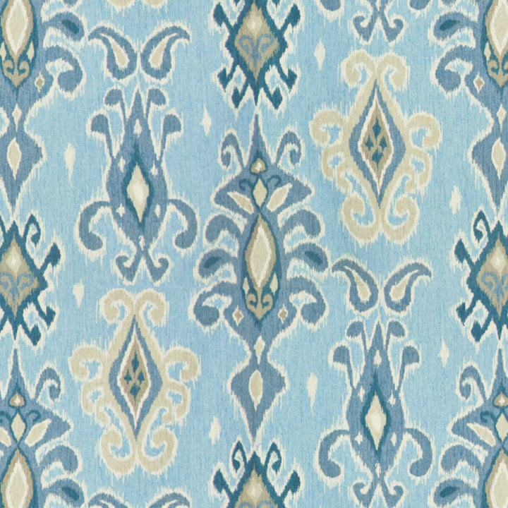 Latten 1 Spray by Stout Designer Fabric RAINBOW LIBRARY PORCELAIN/ROYAL 100%COT TURKMENISTAN WYZENBEEK 12 000 DOUBLE RUB WEAR TEST (MEDIUM DUTY) </p><p>Repeat: 27 54 in - Swanky Fabrics -