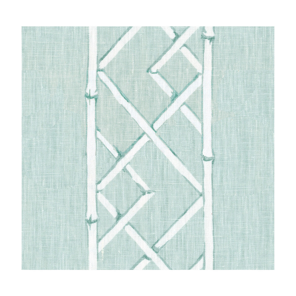 Latticely Aquamarine by Kravet Basics Fabric SARAH RICHARDSON HARMONY LINEN - 100% China MEDIUM Horizontal: 9 and Vertical: 9 54.5 - Fabric Carolina -