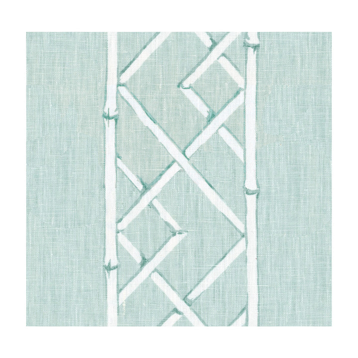 Latticely Aquamarine by Kravet Basics Fabric SARAH RICHARDSON HARMONY LINEN - 100% China MEDIUM Horizontal: 9 and Vertical: 9 54.5 - Fabric Carolina -