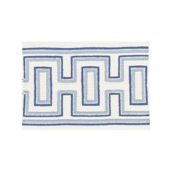 Lauderdale Tape 2 Denim by Stout Trim Stout Trim Lauderdale Tape 2 DenimTrim ALLURE TRIM 62%SVI 38%COT TURKEY </p><p>Repeat: H: 1.500, V: 0.000 2.75 in - Fabric Carolina -
