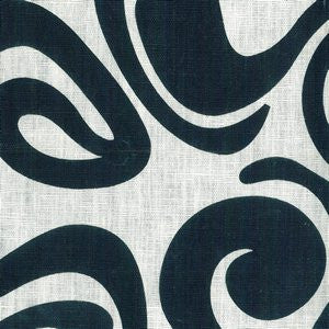 Lazarus Black Cc3 by Norbar Fabric Color/BLACK-GRAY 100% LAUNDERED LINEN USA 9,000 WYZENBEEK 14"V 12"H 54 - Fabric Carolina -