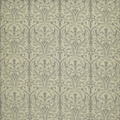 Ralph Lauren Fabric Standish Damask Pewter 2 1/4 Yards