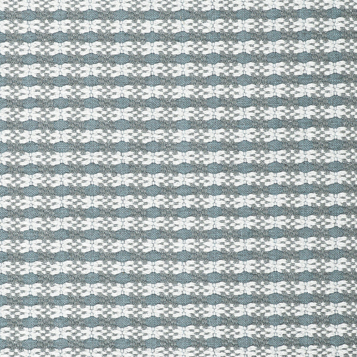 Bermudo Azul/Blanco by Gaston Y Daniela Designer Fabric LORENZO CASTILLO V COTTON - 42%;VISCOSE - 39%;POLYESTER - 13%;LINEN - 6% Italy HEAVY Horizontal: 1.2 and Vertical: 8 56 - Swanky Fabrics -