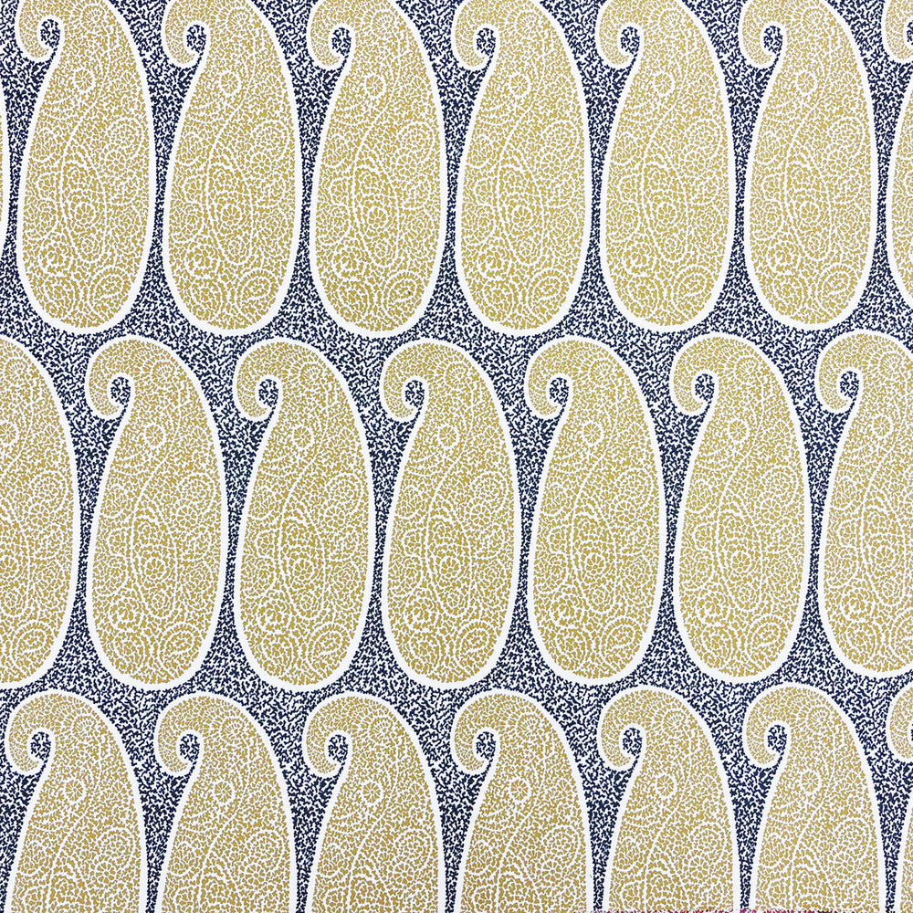 Yaiza Antracita/Ocre by Gaston Y Daniela Fabric LORENZO CASTILLO V VISCOSE - 70%;COTTON - 30% India MEDIUM Horizontal: 14 and Vertical: 33 54 - Fabric Carolina -
