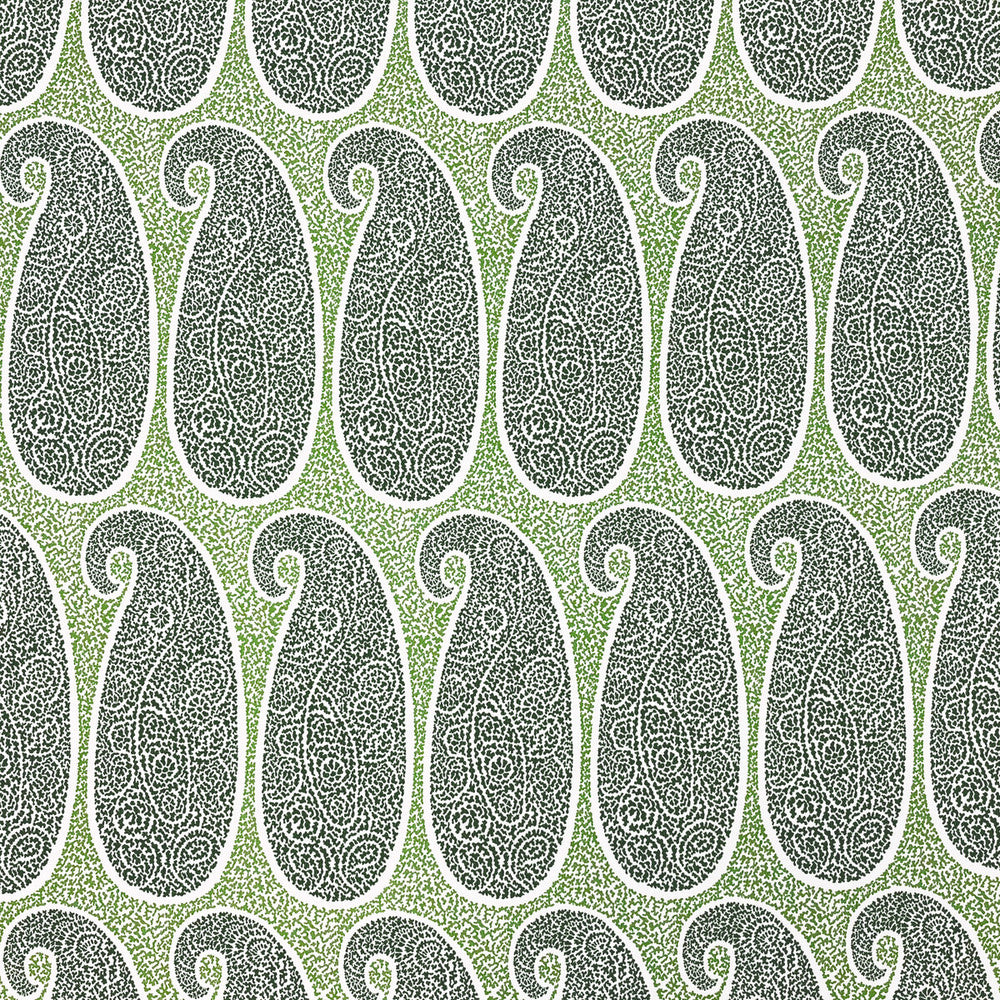 Yaiza Verde by Gaston Y Daniela Fabric LORENZO CASTILLO V VISCOSE - 70%;COTTON - 30% India MEDIUM Horizontal: 14 and Vertical: 33 54 - Fabric Carolina -