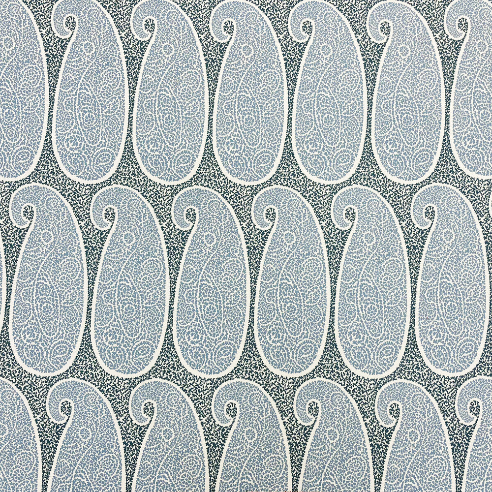 Yaiza Azul by Gaston Y Daniela Fabric LORENZO CASTILLO V VISCOSE - 70%;COTTON - 30% India MEDIUM Horizontal: 14 and Vertical: 33 54 - Fabric Carolina -