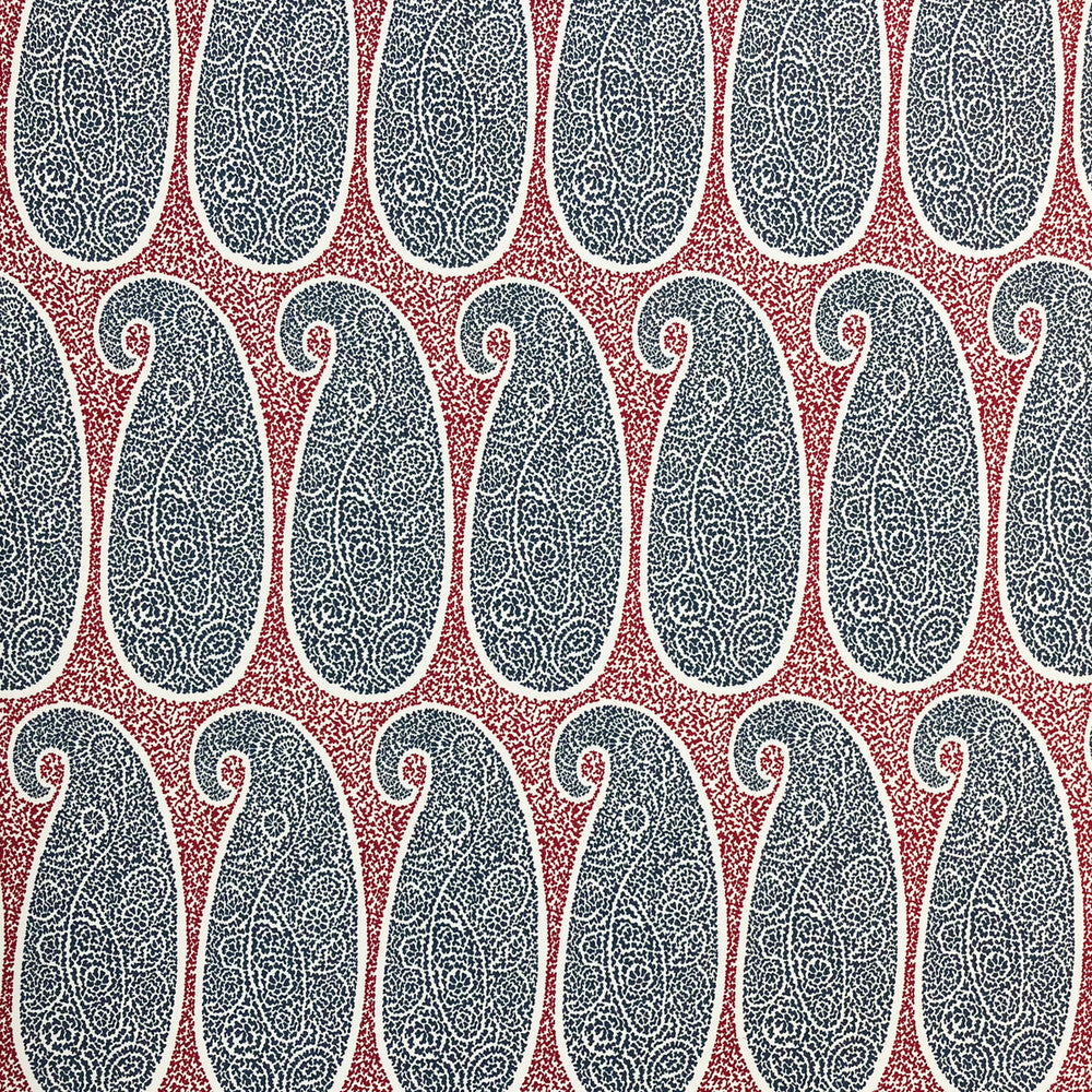 Yaiza Rojo/Azul by Gaston Y Daniela Fabric Gaston Y Daniela Fabric Yaiza Rojo/AzulFabric LORENZO CASTILLO V VISCOSE - 70%;COTTON - 30% India </p><p>Repeat: H: 14, V: 33 54 - Fabric Carolina -