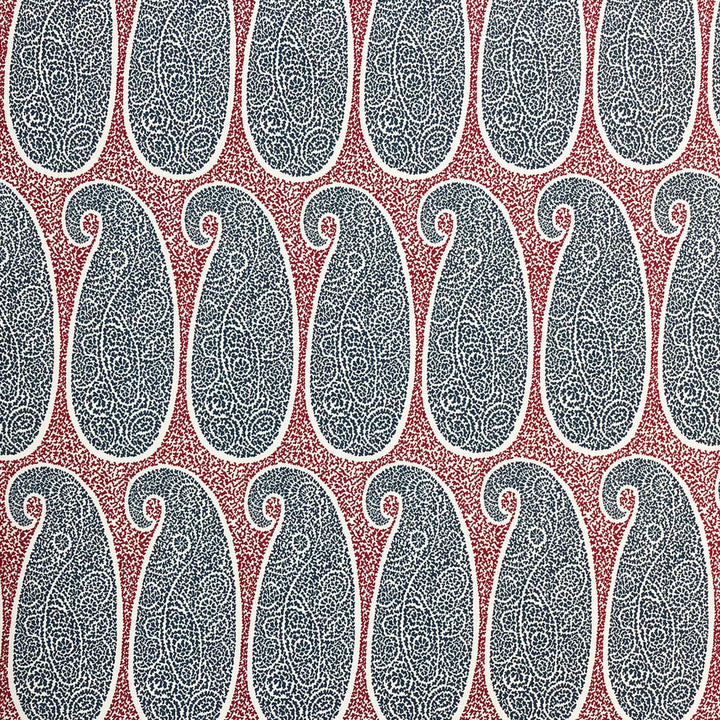 Yaiza Rojo/Azul by Gaston Y Daniela Fabric LORENZO CASTILLO V VISCOSE - 70%;COTTON - 30% India MEDIUM Horizontal: 14 and Vertical: 33 54 - Fabric Carolina -