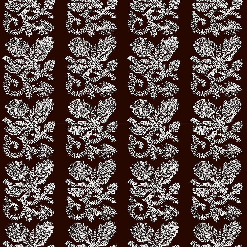 Camino Chocolate by Gaston Y Daniela Fabric LORENZO CASTILLO V COTTON - 61%;LINEN - 39% Spain MEDIUM Horizontal: 7 and Vertical: 6.6 54 - Fabric Carolina -