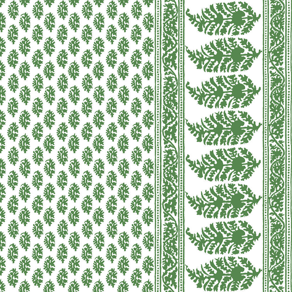 Aravaquita Verde by Gaston Y Daniela Designer Fabric LORENZO CASTILLO V COTTON - 61%;LINEN - 39% Spain MEDIUM Horizontal: 54 and Vertical: 5.7 54 - Swanky Fabrics -