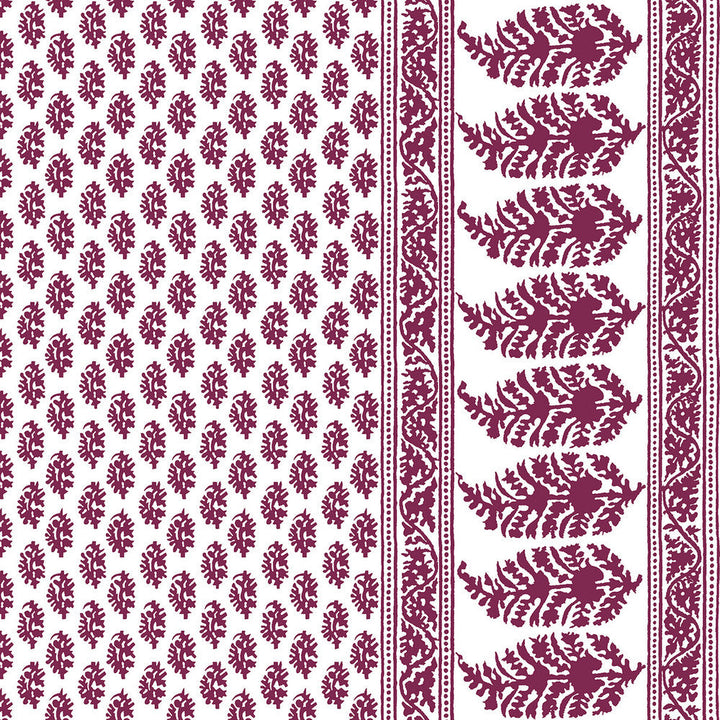 Aravaquita Burdeos by Gaston Y Daniela Designer Fabric LORENZO CASTILLO V COTTON - 61%;LINEN - 39% Spain MEDIUM Horizontal: 54 and Vertical: 5.7 54 - Swanky Fabrics -