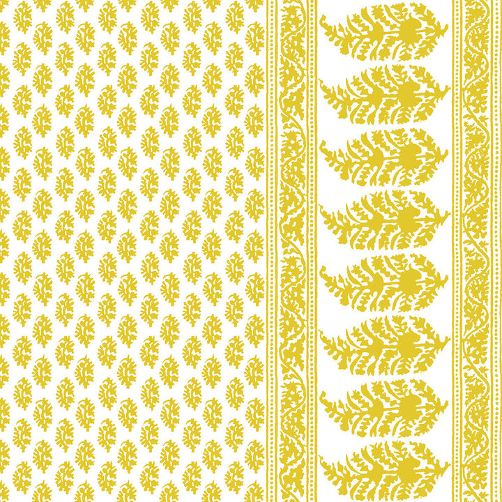 Aravaquita Amarillo by Gaston Y Daniela Fabric LORENZO CASTILLO V COTTON - 61%;LINEN - 39% Spain MEDIUM Horizontal: 54 and Vertical: 5.7 54 - Fabric Carolina -