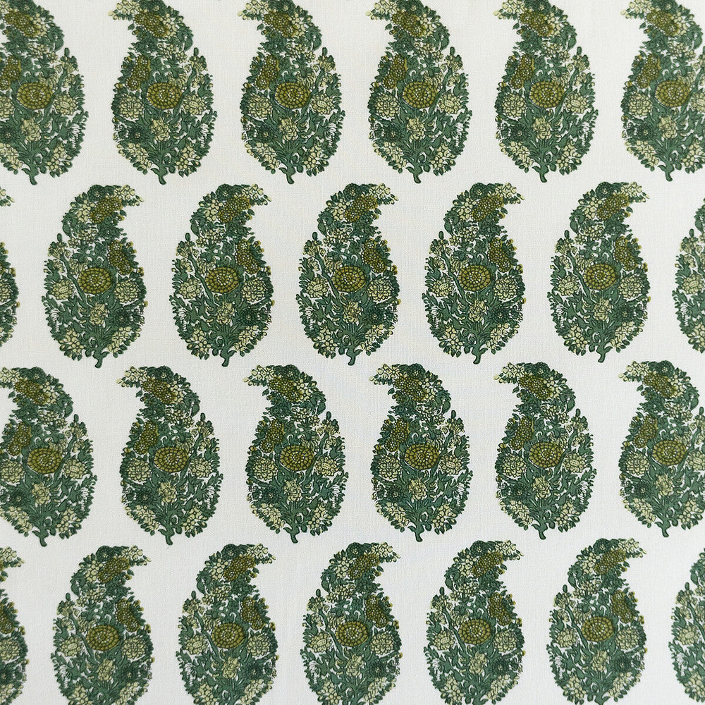 Tarsila Verde by Gaston Y Daniela Designer Fabric LORENZO CASTILLO V COTTON - 100% Spain HEAVY Horizontal: 2.44 and Vertical: 6.88 55.11 - Swanky Fabrics -