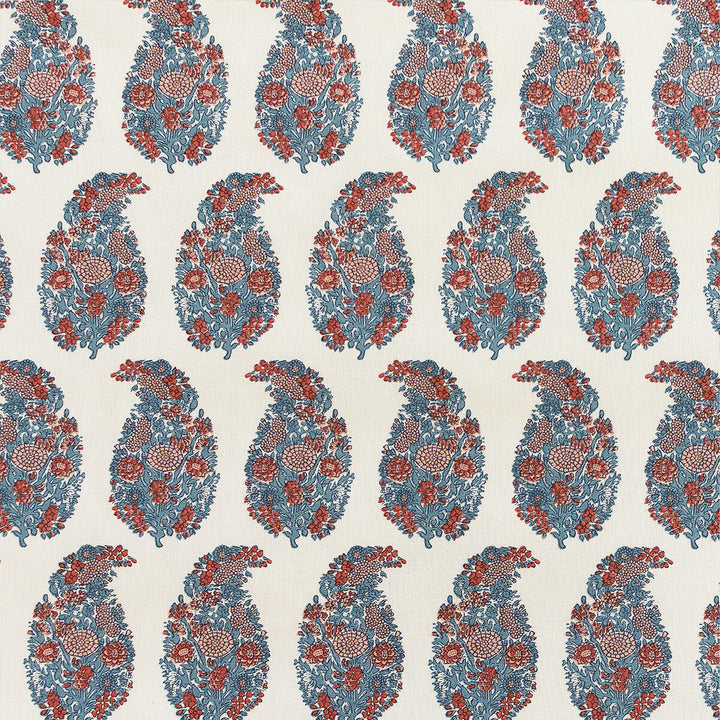 Tarsila Rojo/Gris by Gaston Y Daniela Fabric LORENZO CASTILLO V COTTON - 100% Spain HEAVY Horizontal: 2.44 and Vertical: 6.88 55.11 - Fabric Carolina -