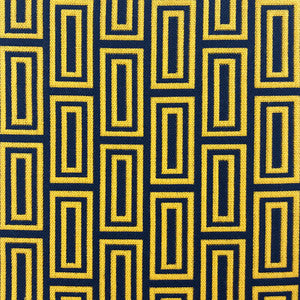 Caleb Amarillo/Navy by Gaston Y Daniela Fabric