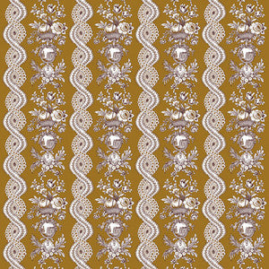 Pilara Ocre by Gaston Y Daniela Fabric