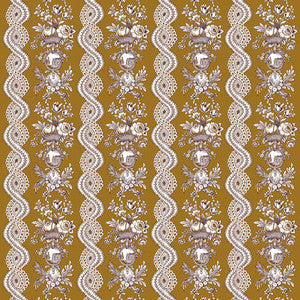 Pilara Ocre by Gaston Y Daniela Fabric