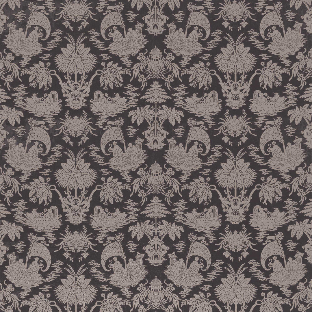 Guangxu - Marron By Gaston Y Daniela Fabric