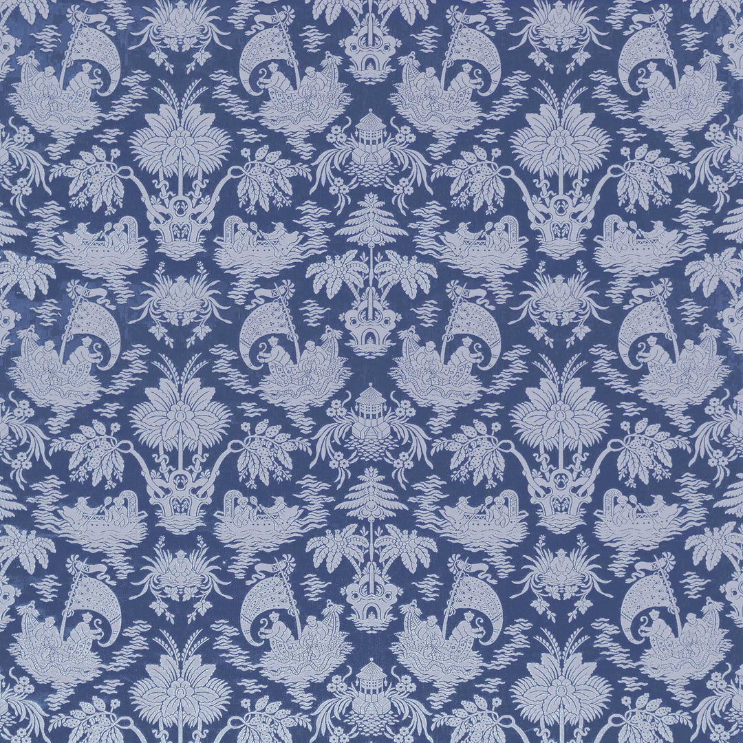 Guangxu - Azul By Gaston Y Daniela Fabric