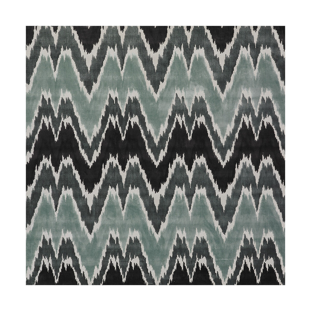 Alejandro Agua/Antracita by Gaston Y Daniela Fabric LORENZO CASTILLO III VISCOSE - 56%;POLYESTER - 44% Belgium HEAVY Horizontal: 13.75 and Vertical: 28.25 55 - Fabric Carolina -