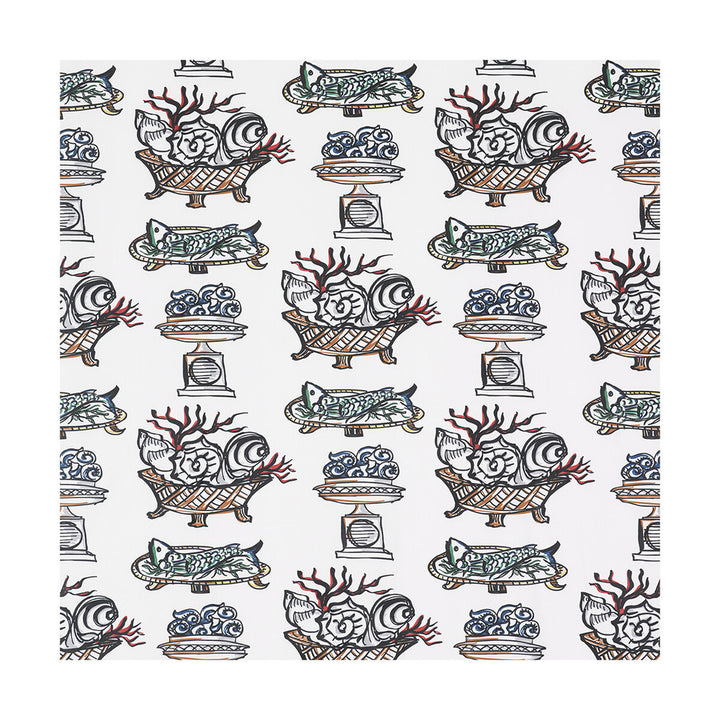 Lozoya Multi by Gaston Y Daniela Fabric LORENZO CASTILLO III POLYESTER - 100% Spain HEAVY Horizontal: 27.25 and Vertical: 28.5 55 - Fabric Carolina -