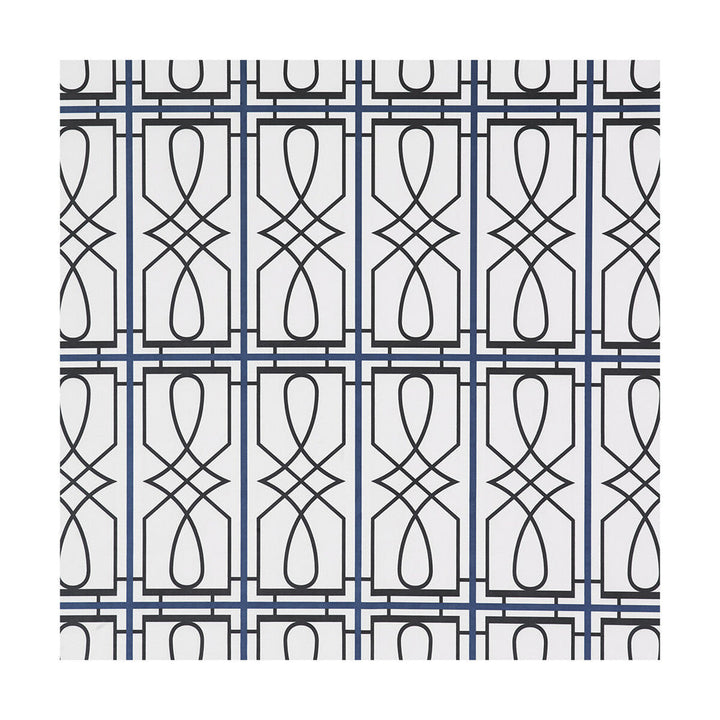 Sopena Azul by Gaston Y Daniela Designer Fabric LORENZO CASTILLO III POLYESTER - 100% Spain HEAVY Horizontal: 8.75 and Vertical: 18.25 55 - Swanky Fabrics -