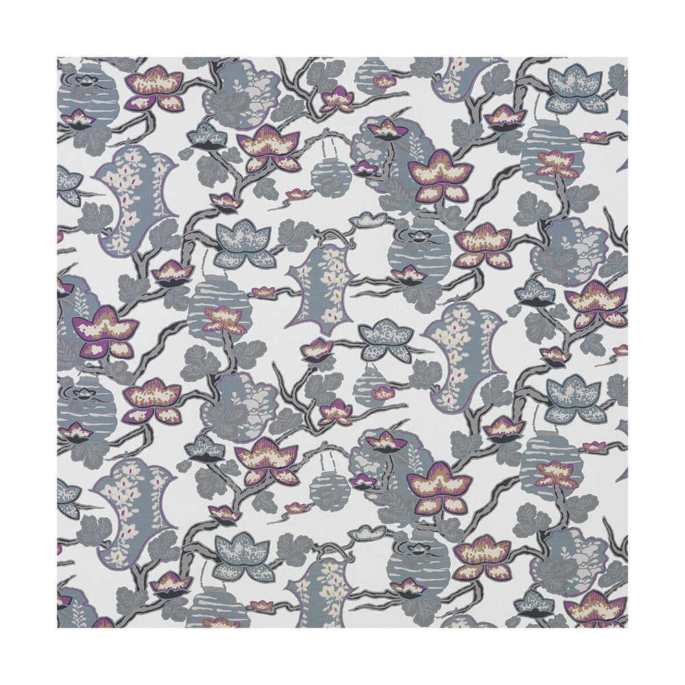 Maria Cobalto/Lavanda by Gaston Y Daniela Fabric LORENZO CASTILLO III VISCOSE - 60%;LINEN - 30%;COTTON - 10% Spain HEAVY Horizontal: 27 and Vertical: 26.25 55 - Fabric Carolina -