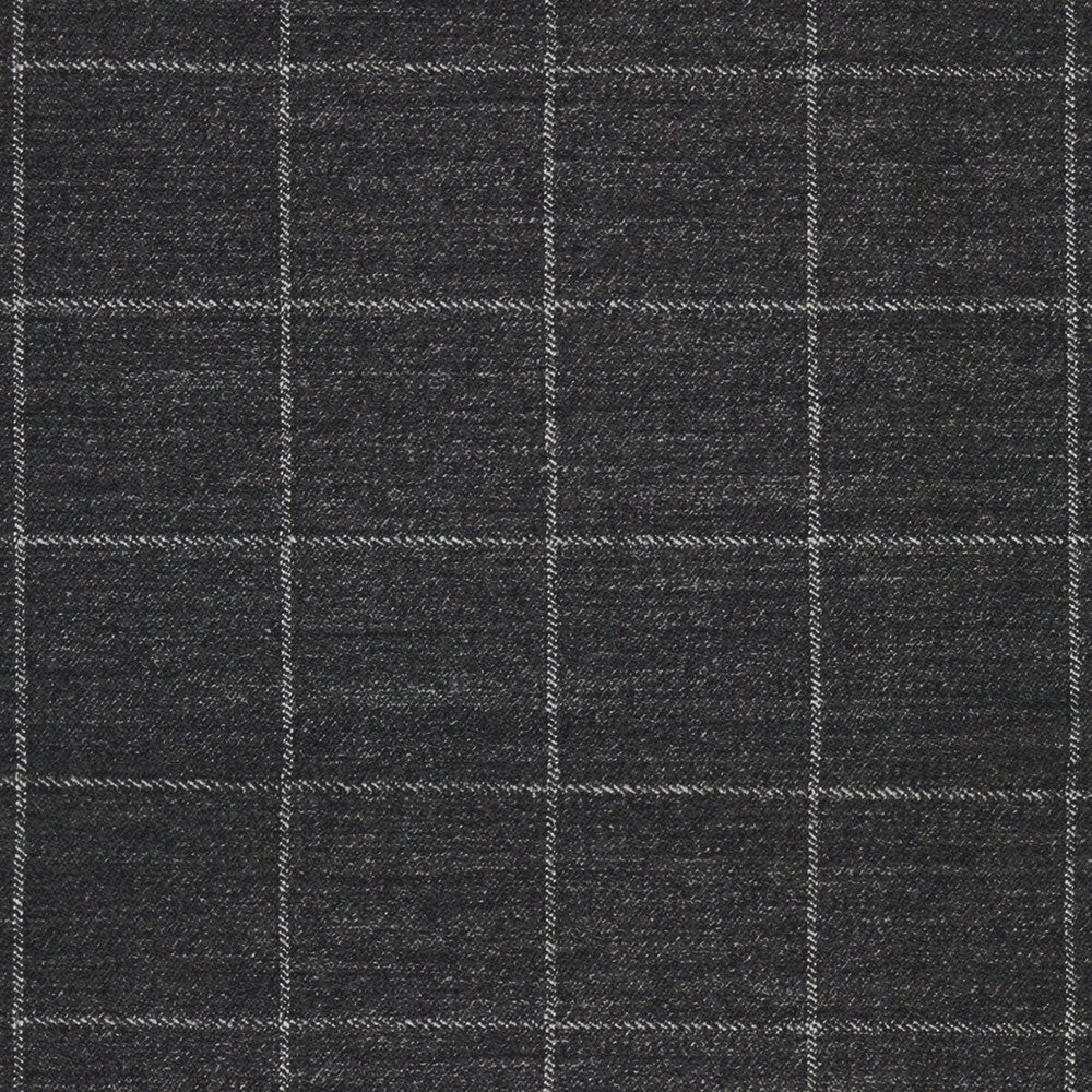 Rascafria Antracita by Gaston Y Daniela Designer Fabric LORENZO CASTILLO IV WOOL - 92%;NYLON - 8% Italy HEAVY Horizontal: 1.77 and Vertical: 2.17 55 - Swanky Fabrics -