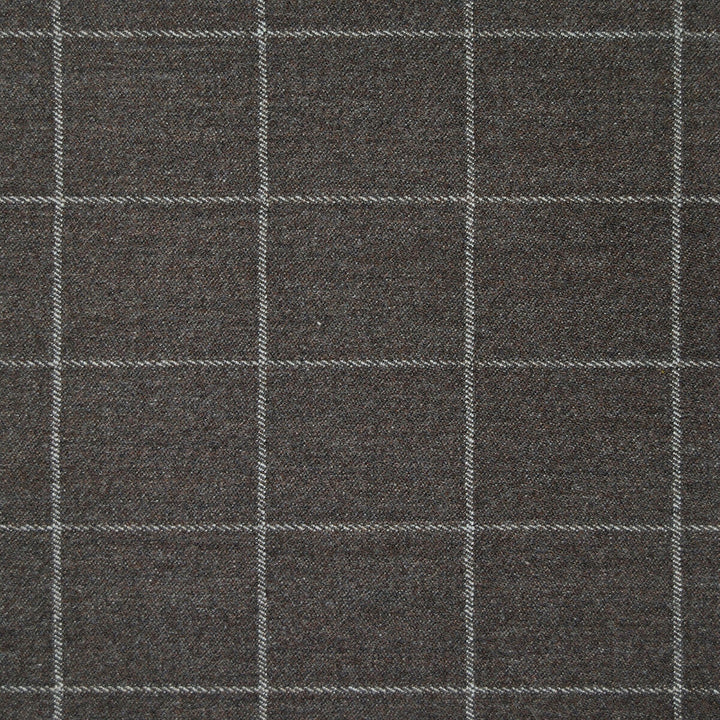 Rascafria Chocolate by Gaston Y Daniela Designer Fabric LORENZO CASTILLO IV WOOL - 92%;NYLON - 8% Italy HEAVY Horizontal: 1.77 and Vertical: 2.17 55 - Swanky Fabrics -