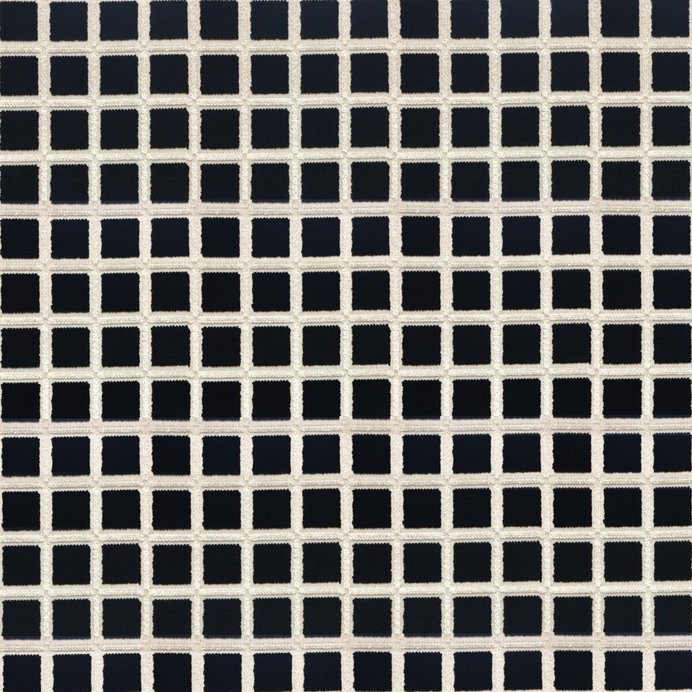 Buitrago Negro/Blanco by Gaston Y Daniela Fabric LORENZO CASTILLO IV VISCOSE - 92%;POLYESTER - 8% Belgium HEAVY Horizontal: 1.38 and Vertical: 1.38 54 - Fabric Carolina -