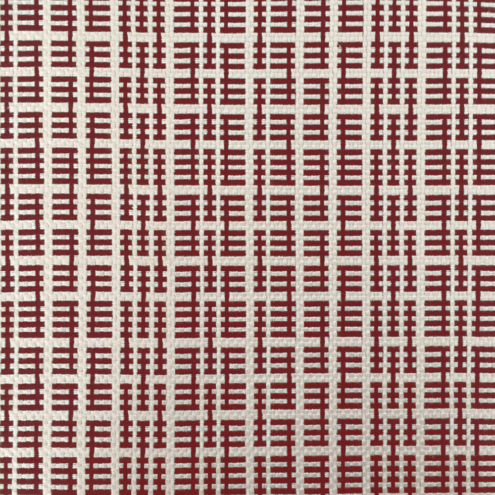 Tiana Rojo by Gaston Y Daniela Fabric LORENZO CASTILLO IV VISCOSE - 66%;COTTON - 18%;POLYESTER - 16% Italy HEAVY Horizontal: 5.32 and Vertical: 2.95 55 - Fabric Carolina -