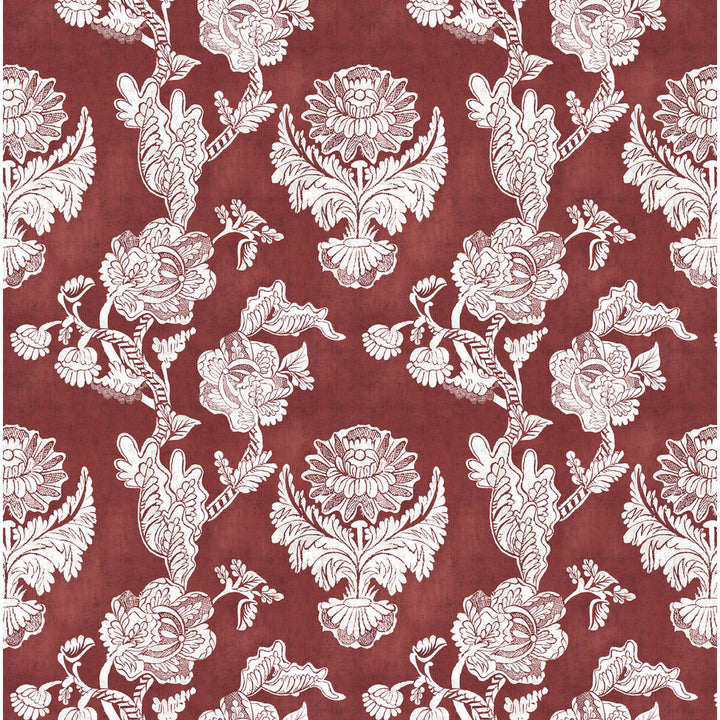 Chitina Rojo by Gaston Y Daniela Fabric LORENZO CASTILLO IV VISCOSE - 67%;LINEN - 33% Spain MEDIUM Horizontal: 26.87 and Vertical: 26 54 - Fabric Carolina -