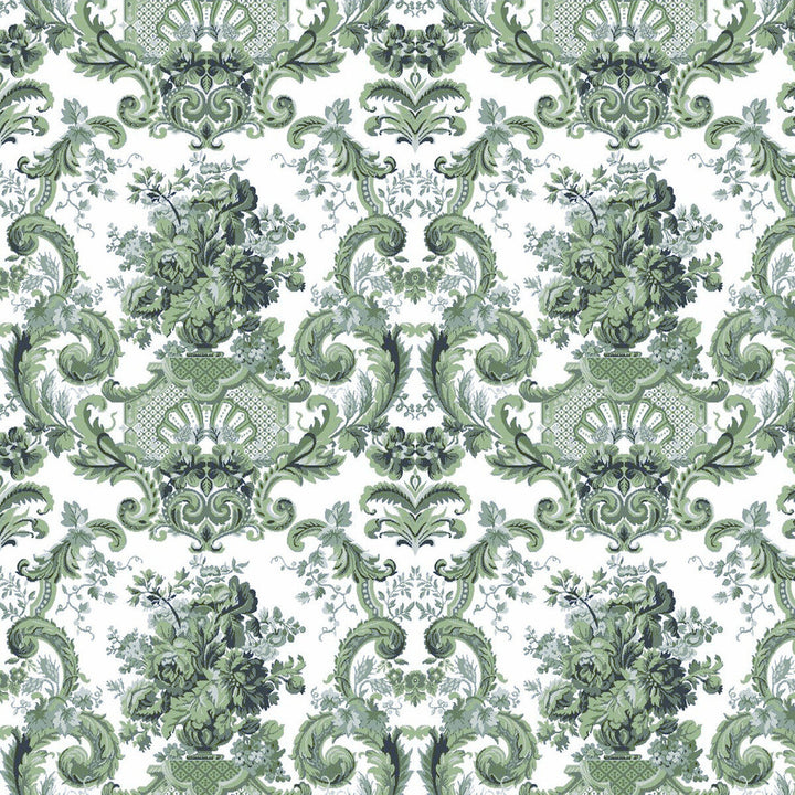 San Ildefonso Verde by Gaston Y Daniela Fabric LORENZO CASTILLO IV VISCOSE - 67%;COTTON - 33% India HEAVY Horizontal: 27.27 and Vertical: 27.45 55 - Fabric Carolina -