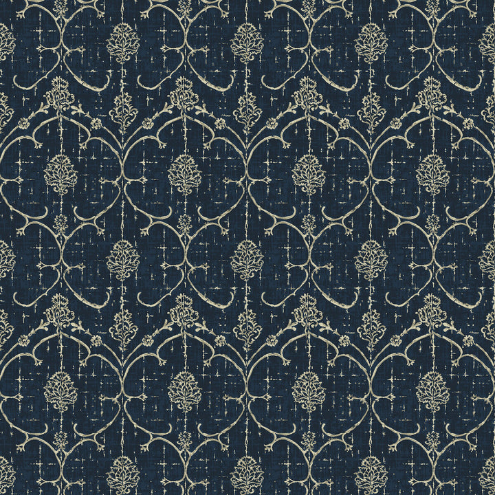 Lorenzo Petroleo by Gaston Y Daniela Fabric LORENZO CASTILLO IV VISCOSE - 66%;LINEN - 22%;POLYESTER - 12% Italy HEAVY Horizontal: 13.79 and Vertical: 24.43 54 - Fabric Carolina -