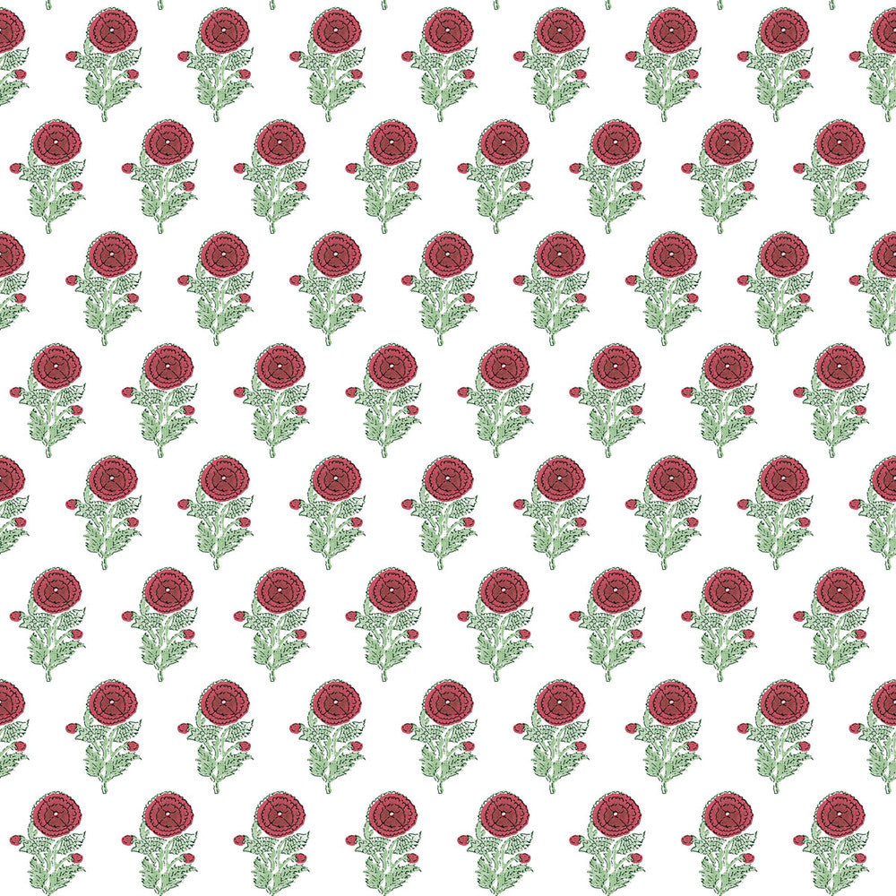Plasencia Wp Rojo by Gaston Y Daniela Wallcovering LORENZO CASTILLO V PAPER - 100% Spain Horizontal: 0 and Vertical: 10.4 20.8 - Fabric Carolina -