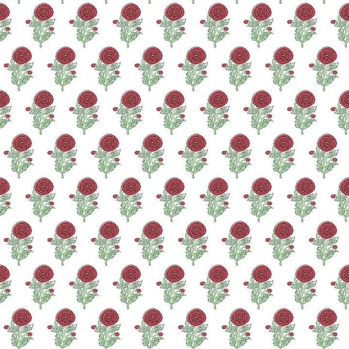 Plasencia Wp Rojo by Gaston Y Daniela Wallcovering LORENZO CASTILLO V PAPER - 100% Spain Horizontal: 0 and Vertical: 10.4 20.8 - Fabric Carolina -